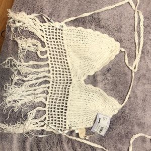 Fashionova Fringe top crop top